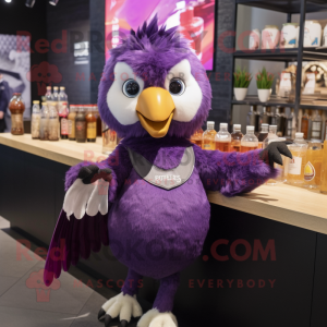 Purple Hawk mascotte...