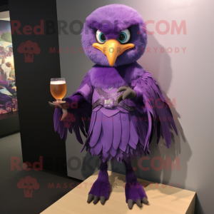 Purple Hawk mascotte...