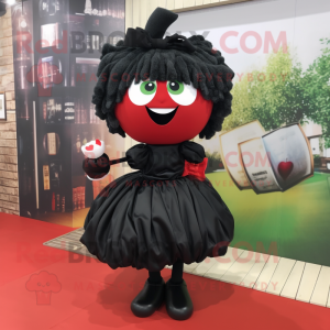 Black Apple mascotte...