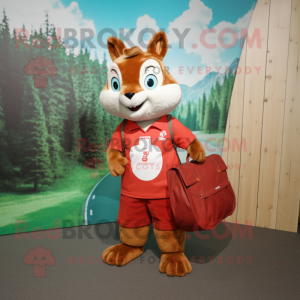 Red Squirrel maskot kostume...