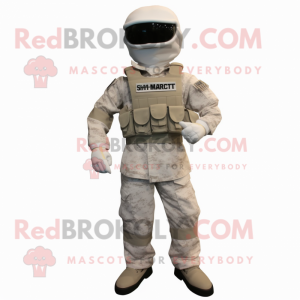 White Marine Recon mascotte...