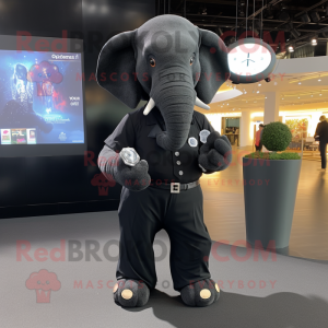 Black Elephant mascotte...