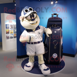 Navy Golf Bag maskot...