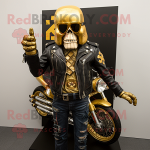 Goldenes Maskottchen Kostüm...