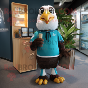Cyan Haast S Eagle mascotte...