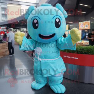 Cyan Dim Sum mascotte...