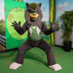 Green Werewolf mascotte...