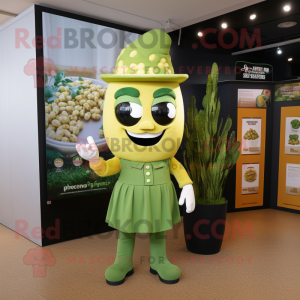 Olive Pop Corn maskot...