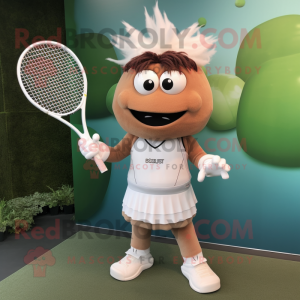  tennisracket maskot drakt...