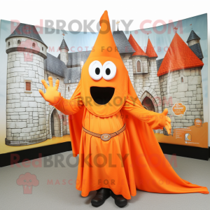 Orangefarbenes Maskottchen...