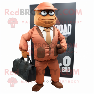 Rust Commando maskot drakt...