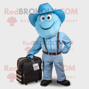 Postava maskota Sky Blue...