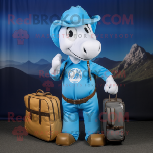 Sky Blue Horseshoe mascotte...