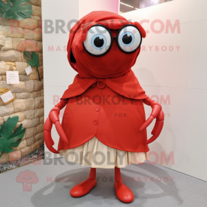 Red Eremit Crab maskot...