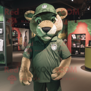 Forest Green Puma mascotte...