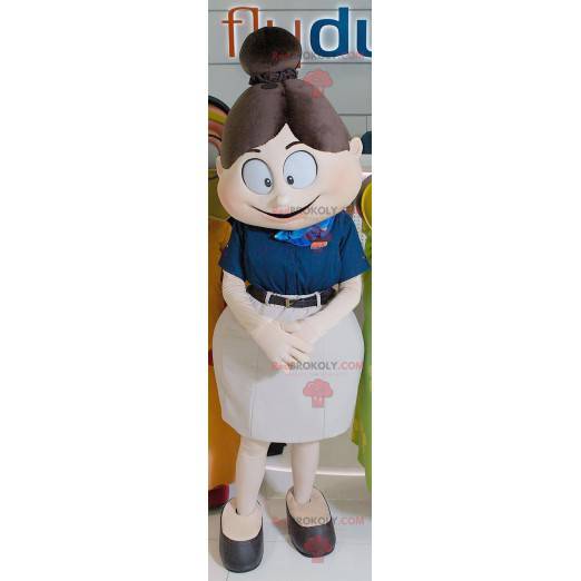 Charmante en flirterige stewardessmascotte - Redbrokoly.com