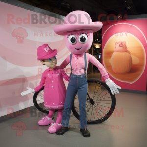 Rosa Unicyclist maskot...