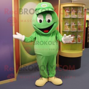  Green Bean maskot kostume...