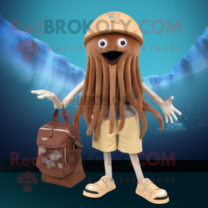 Brown Jellyfish mascotte...