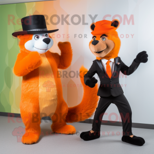 Orange Skunk mascotte...