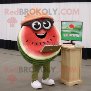 Tan Watermelon maskot...