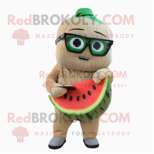 Tan Vandmelon maskot...