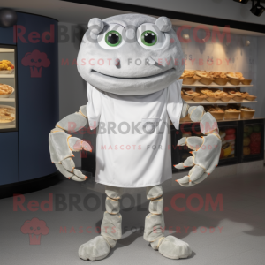 Gray Crab Cakes maskotdräkt...