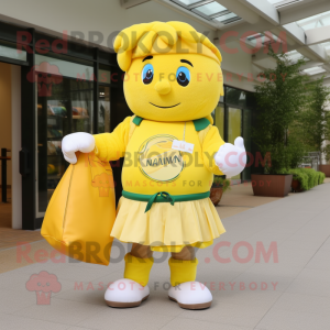  Lemon maskot kostume...