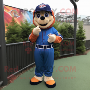 nan Baseball Ball mascot costume character dressed with a Jumpsuit and Bracelets