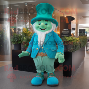 Turkis Leprechaun maskot...