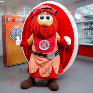 Red Celtic Shield maskot...