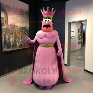 Pink King maskot drakt...