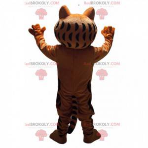 Garfield mascot, the very greedy tabby cat - Redbrokoly.com