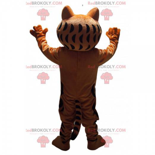 Mascota de Garfield, el gato atigrado muy codicioso -