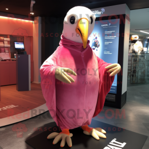 Pink Albatross maskot...