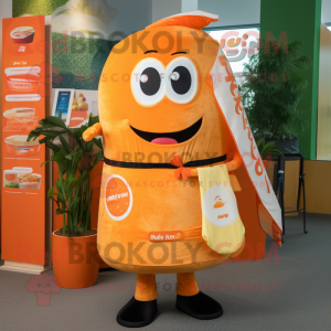 Postava maskota Orange...