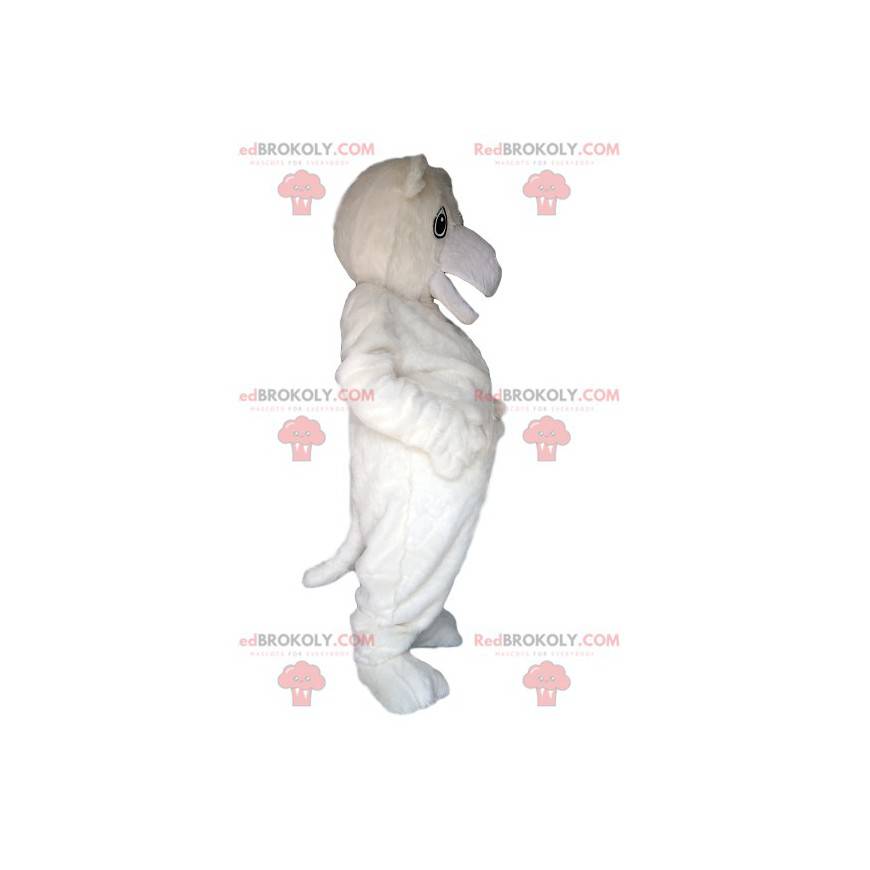 Mascote do urso polar com um sorriso enorme e uma barriga Mascote do urso polar com um sorriso enorme e uma barriga