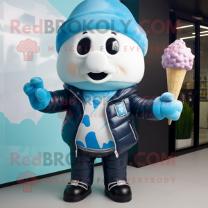 Blue Ice Cream mascotte...