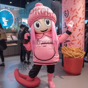 Pink Ramen maskot kostume...