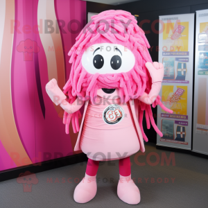 Pink Ramen maskot kostume...