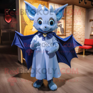 Blue Bat mascotte kostuum...