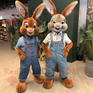 Rust Wild Rabbit mascotte...