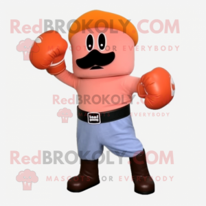 Peach Boxing Glove mascotte...