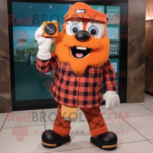 Orange Camera mascotte...