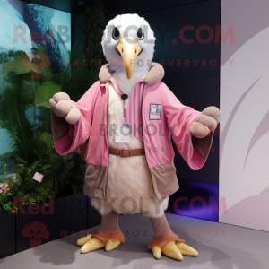 Pink Albatross maskot...