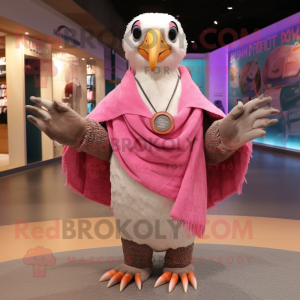 Pink Albatross maskot...