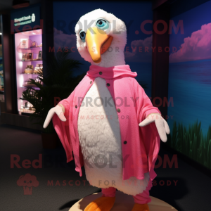 Pink Albatross maskot...