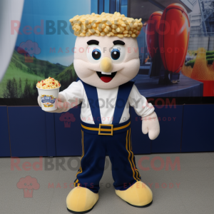 Navy Pop Corn maskot...