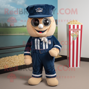 Navy Pop Corn maskot...