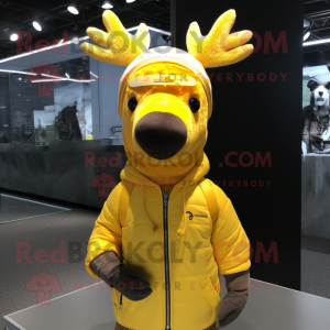 Yellow Deer mascotte...